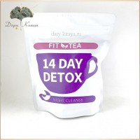 Detox Tea. Чай для похудения.  Ночное очищение,14 пакетиков. 