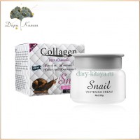 Крем для лица Collagen Deep Cleansing Snail Whitening